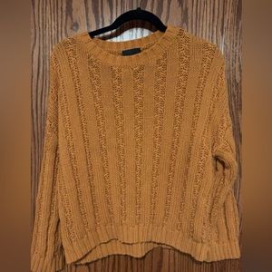 Burnt orange sweater